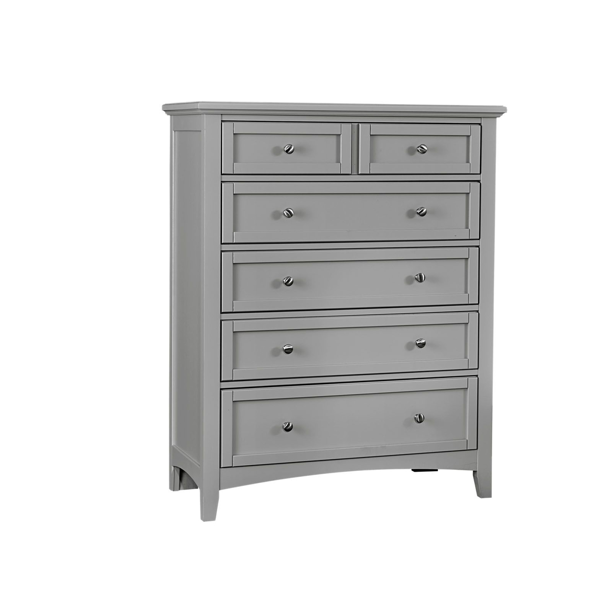 Picture of Gray Finish 5-Drawer Chest