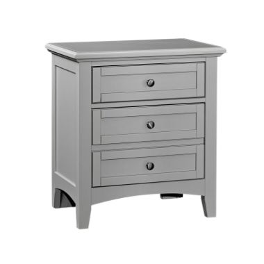 Gray Finish Nightstand