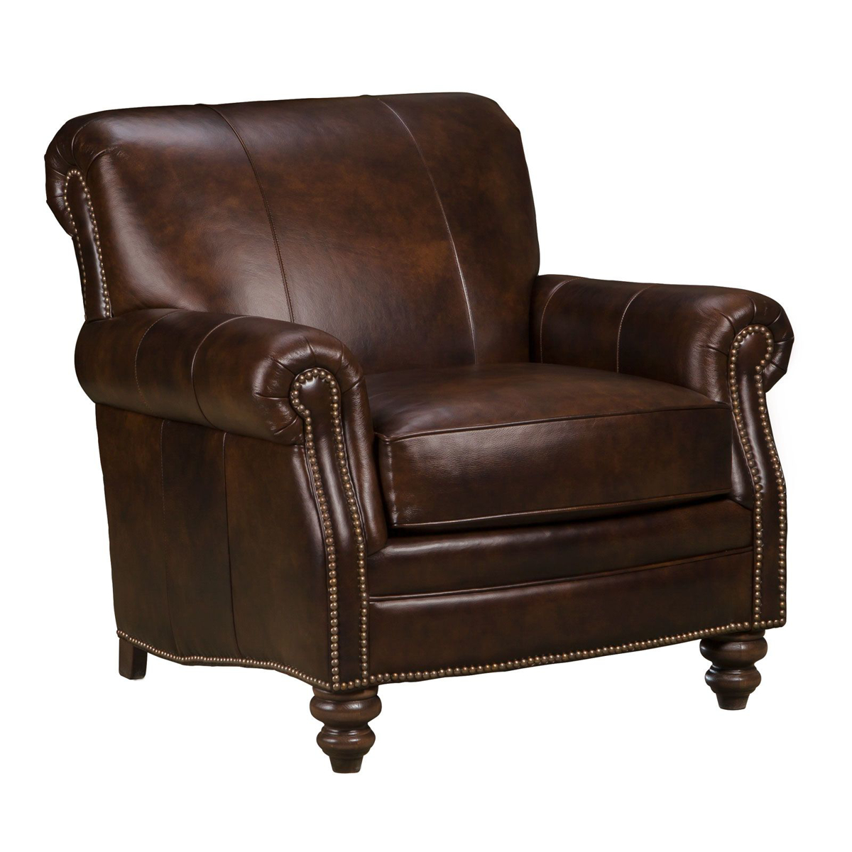 Picture of Stationary Leather Chair #383