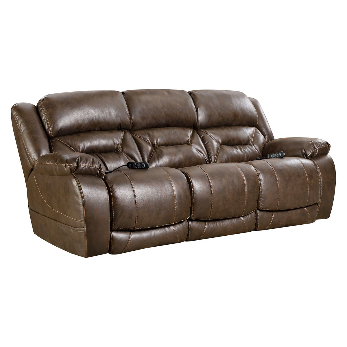 Picture of Enterprise Walnut Power Recliner Sofa