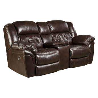 Picture of Whiskey Leather Recliner Loveseat