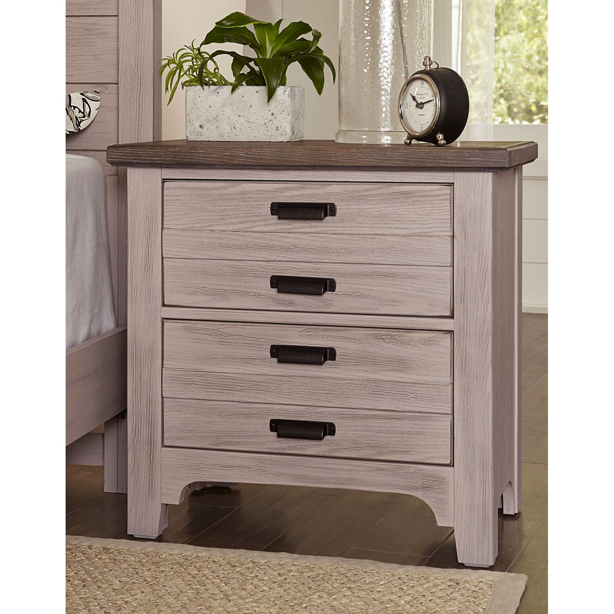 Picture of Bungalow Two Drawer Nightstand