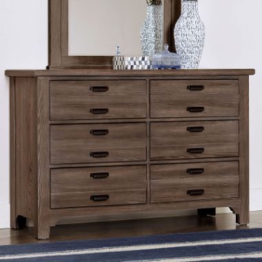 Bungalow Driftwood Double Dresser