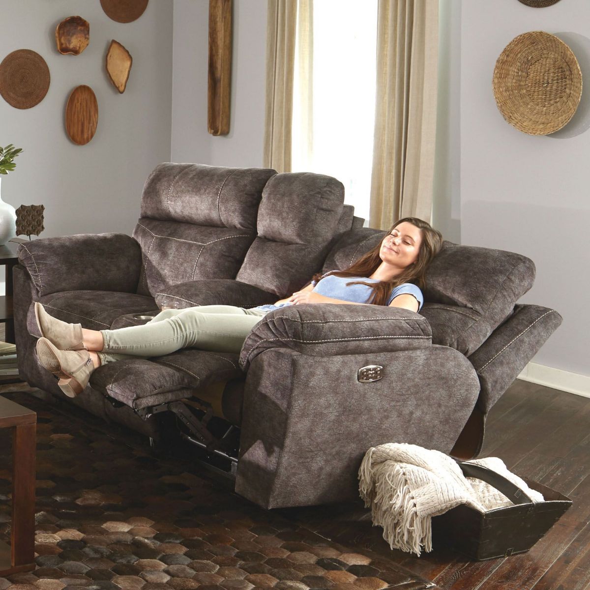 Picture of Sedona Smoke Power Reclining Loveseat