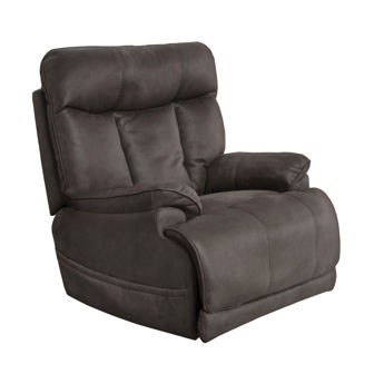 Catnapper Anders Power Lay Flat Recliner with Power Headrest in Dark Chocolate