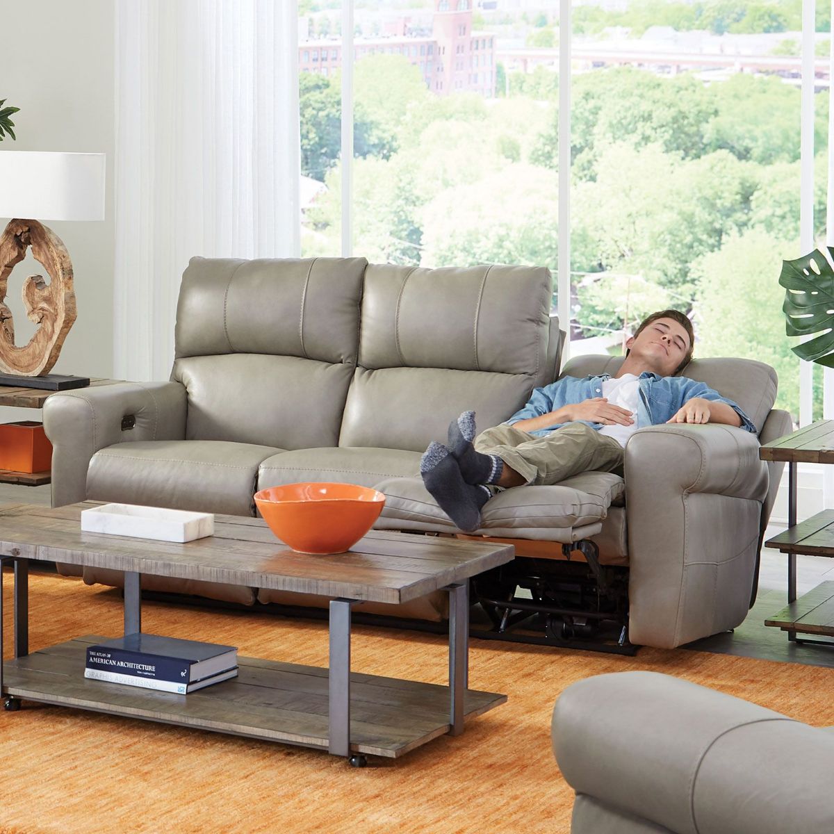 Picture of Torretta Putty Power Recliner Sofa