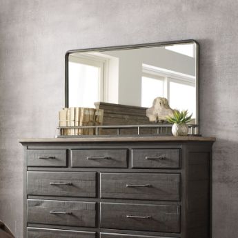 Picture of Plank Road Charcoal Finish Mirror