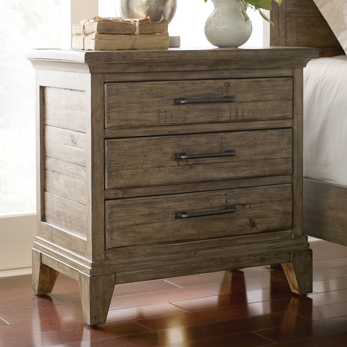 Picture of Plank Road Stone Finish Nightstand