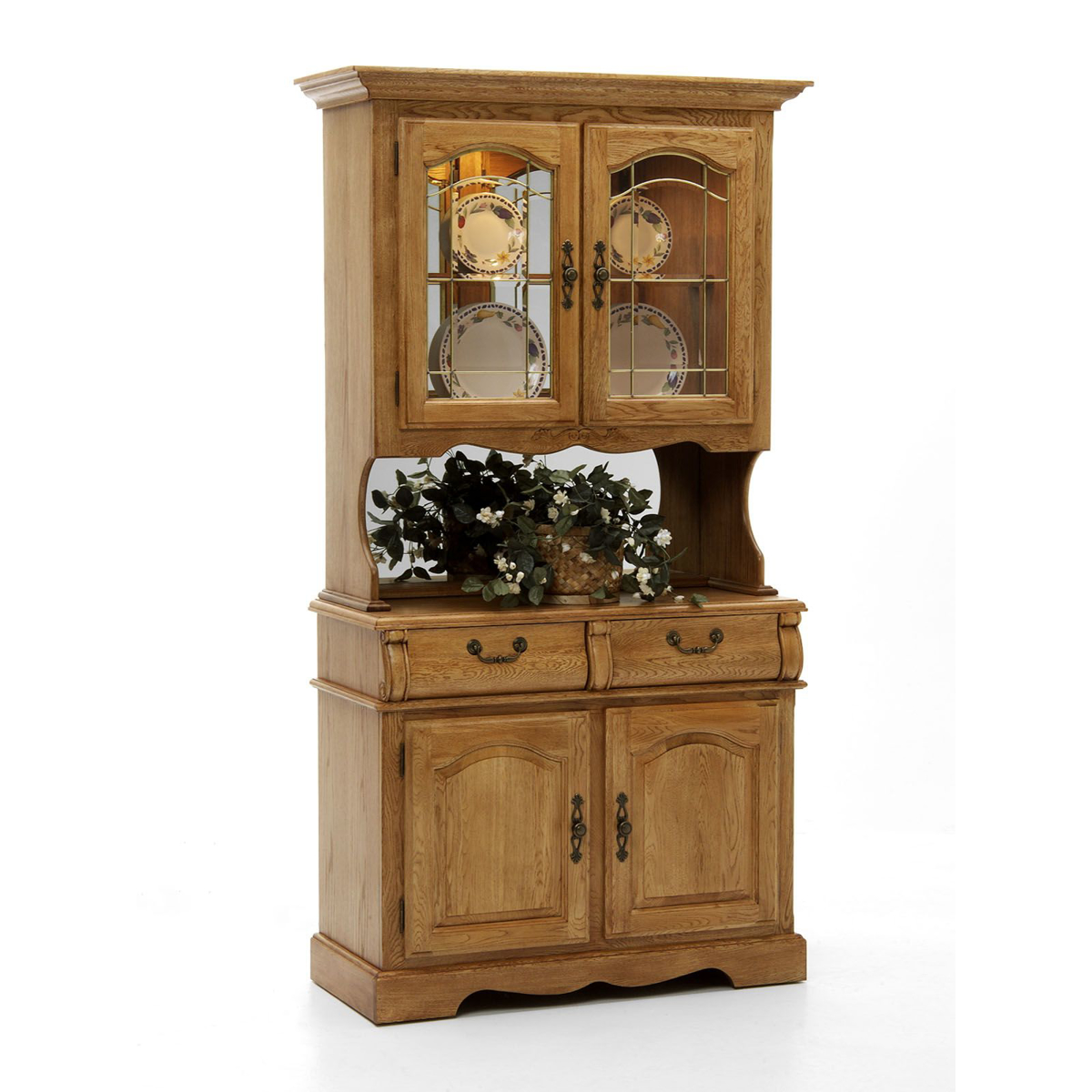 Picture of Chestnut Finish China Cabinet