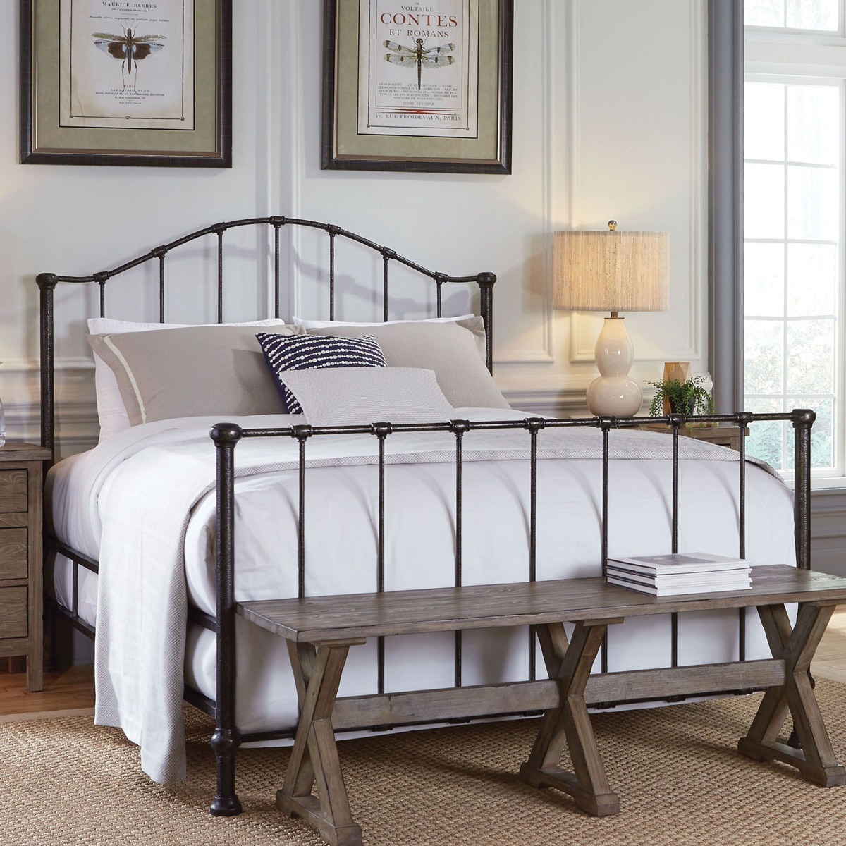 Picture of King Metal Bed