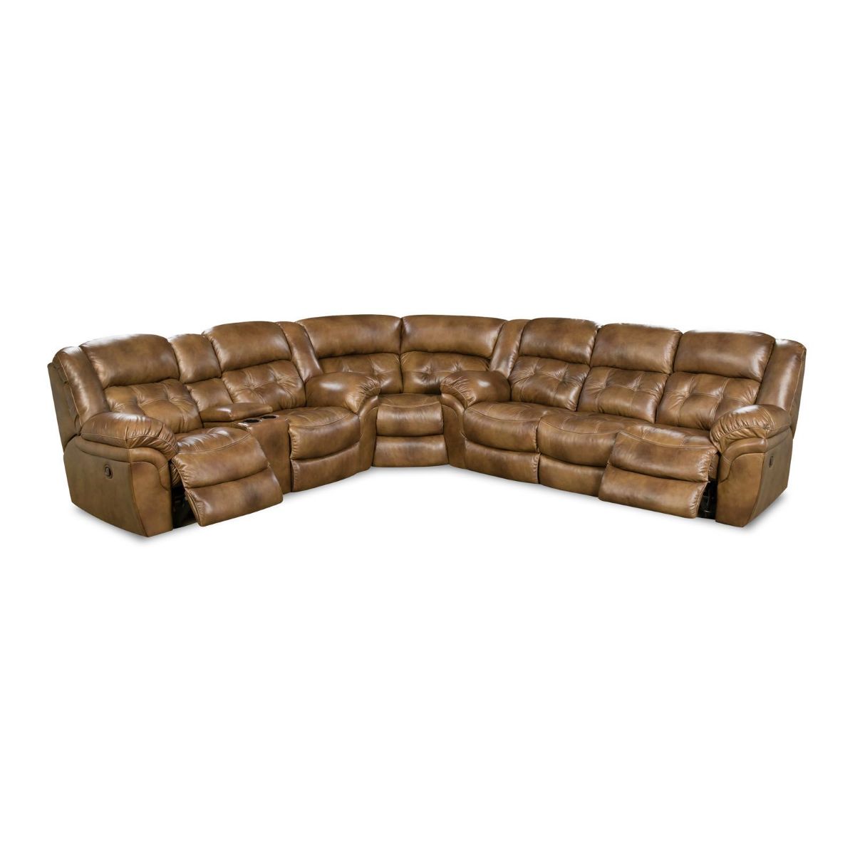 Picture of Cheyenne Leather Power Recliner Sectional