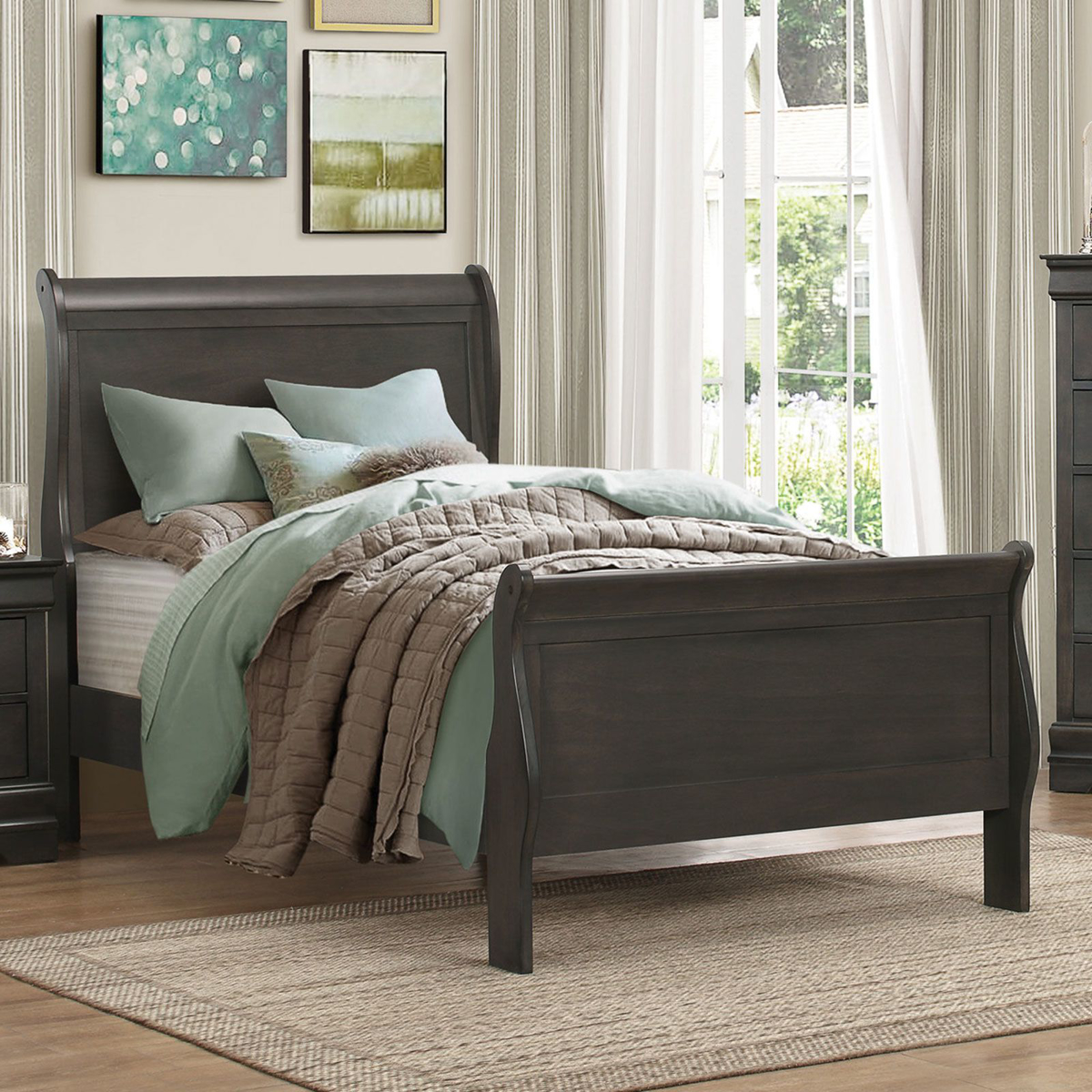 Picture of Mayville Gray Twin Bed