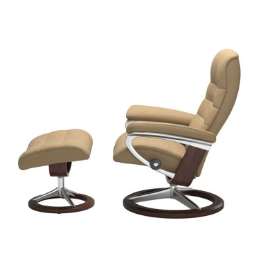 Opal Medium Chair and Ottoman