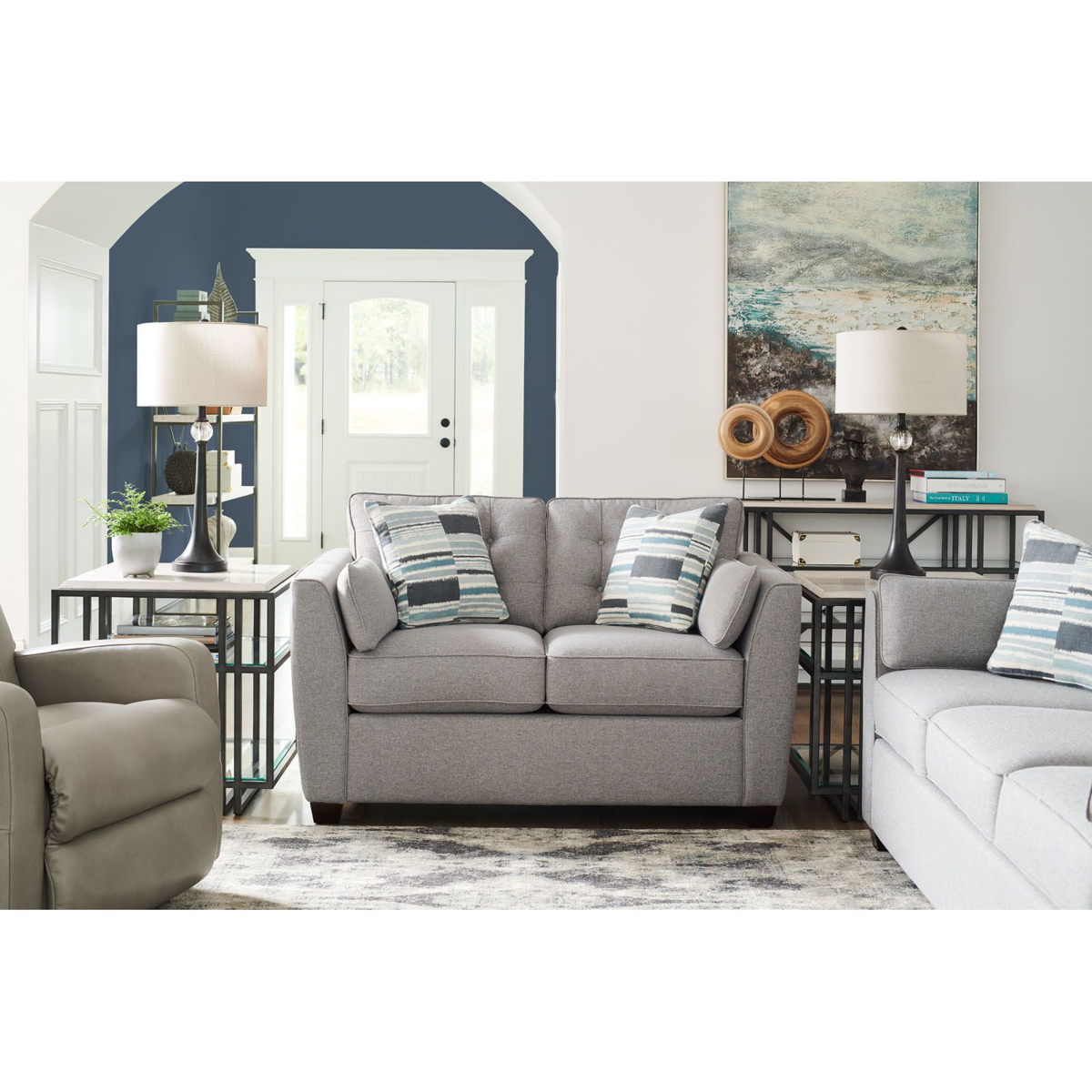 Picture of Dillon Gray Loveseat