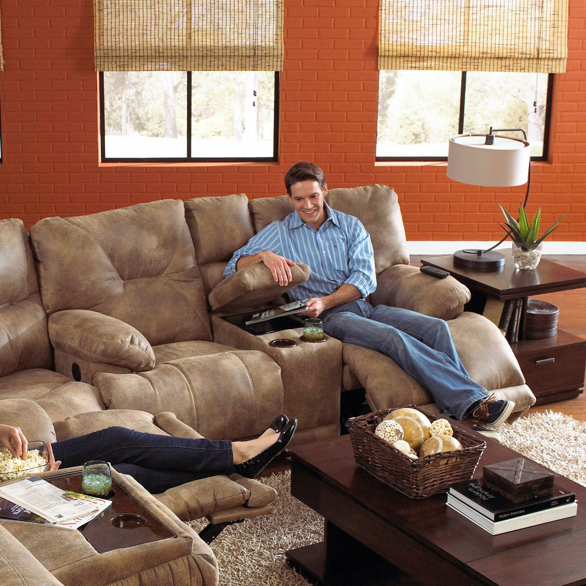 Picture of Voyager Lay Flat Power Recliner Loveseat
