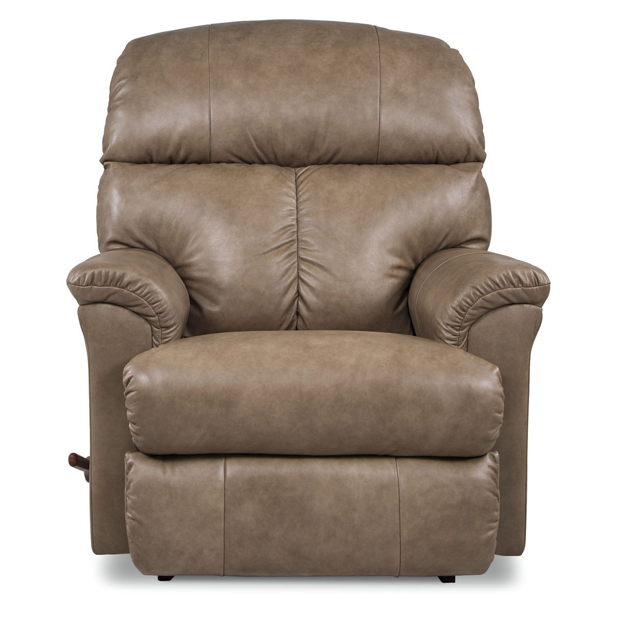 Picture of Reed Leather Beige Rocker Recliner