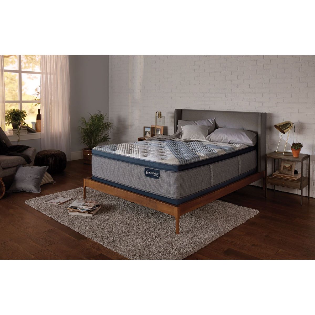 Picture of iComfort Blue Fusion 1000 Plush Pillow Top Queen Mattress