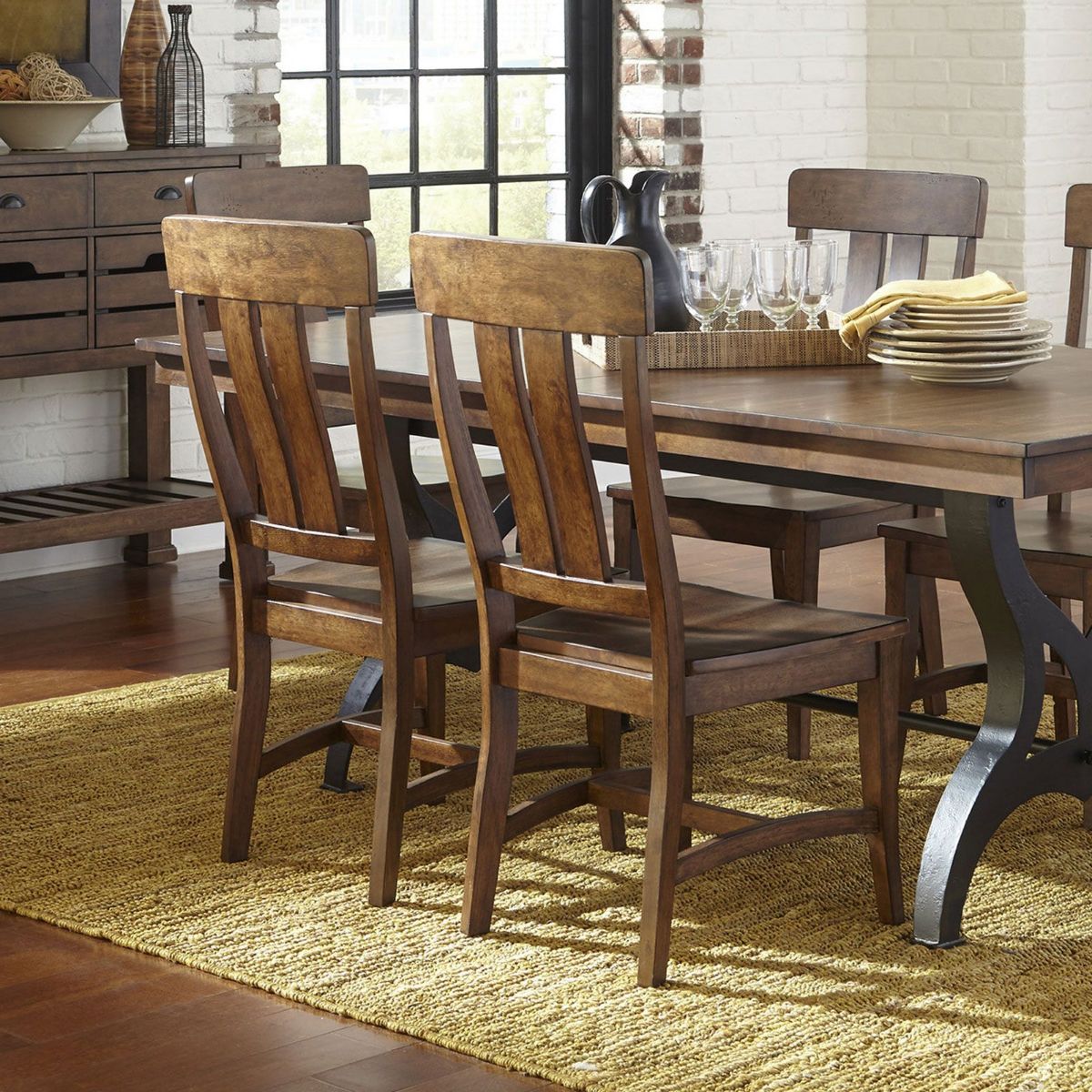 Picture of District Collection Rustic Side Chair