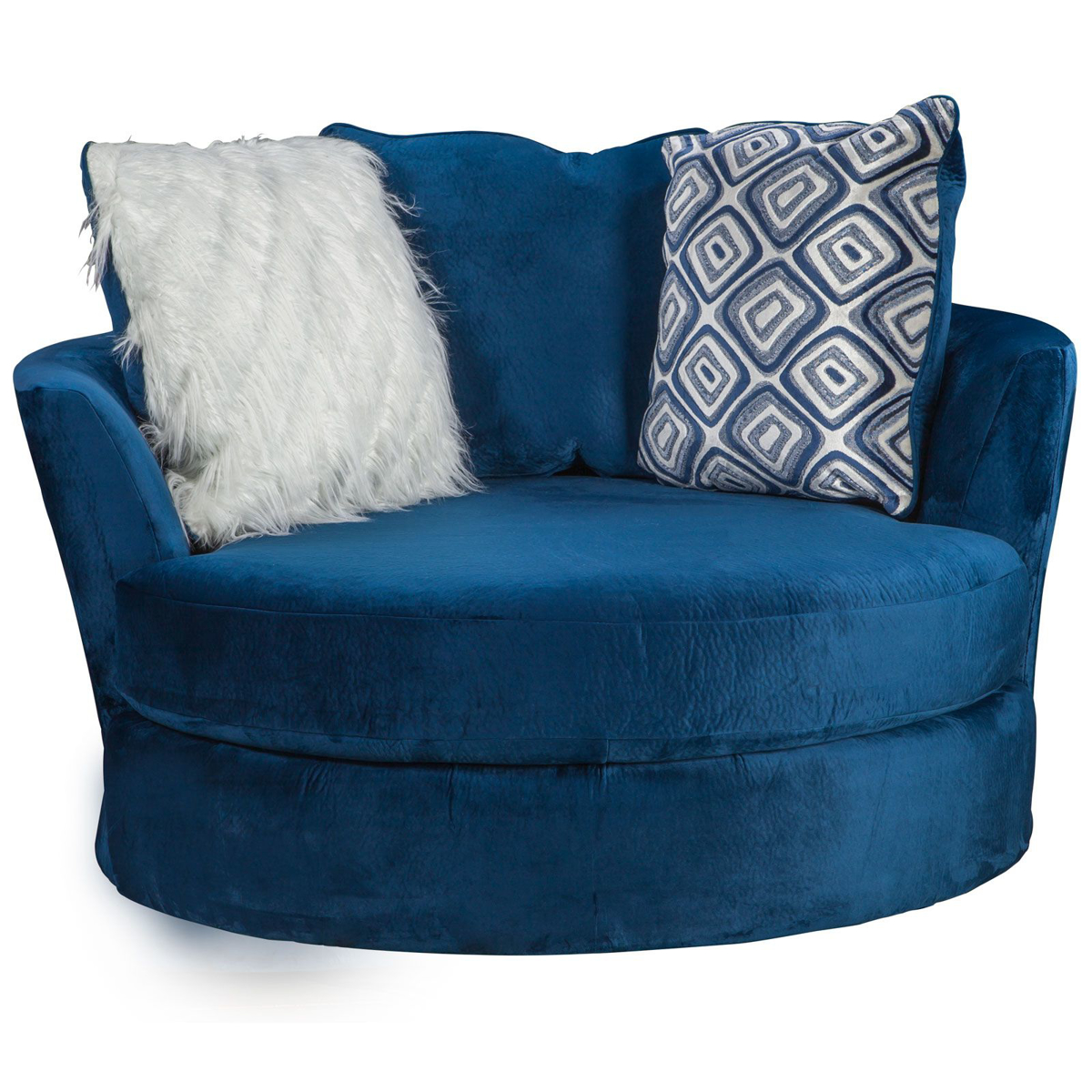 Picture of Groovy Navy Swivel Chair