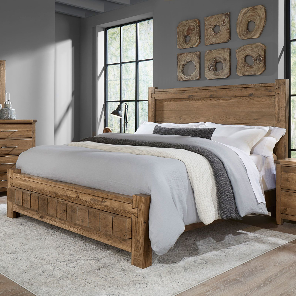 Picture of Natural Dovetail 6 x 6 Queen Bed