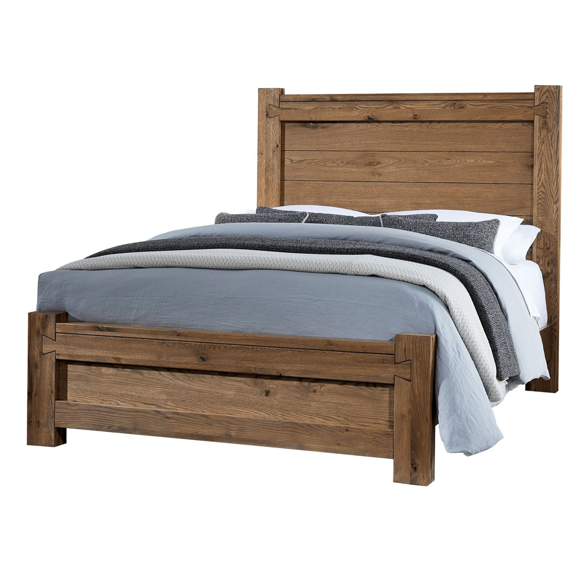 Picture of Natural Dovetail King Poster Bed