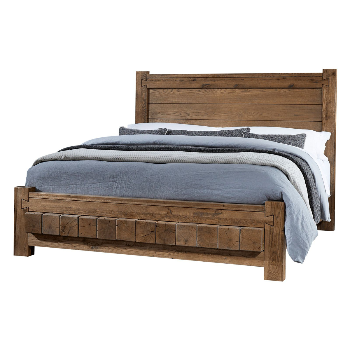 Picture of Natural Dovetail 6 x 6 King Bed