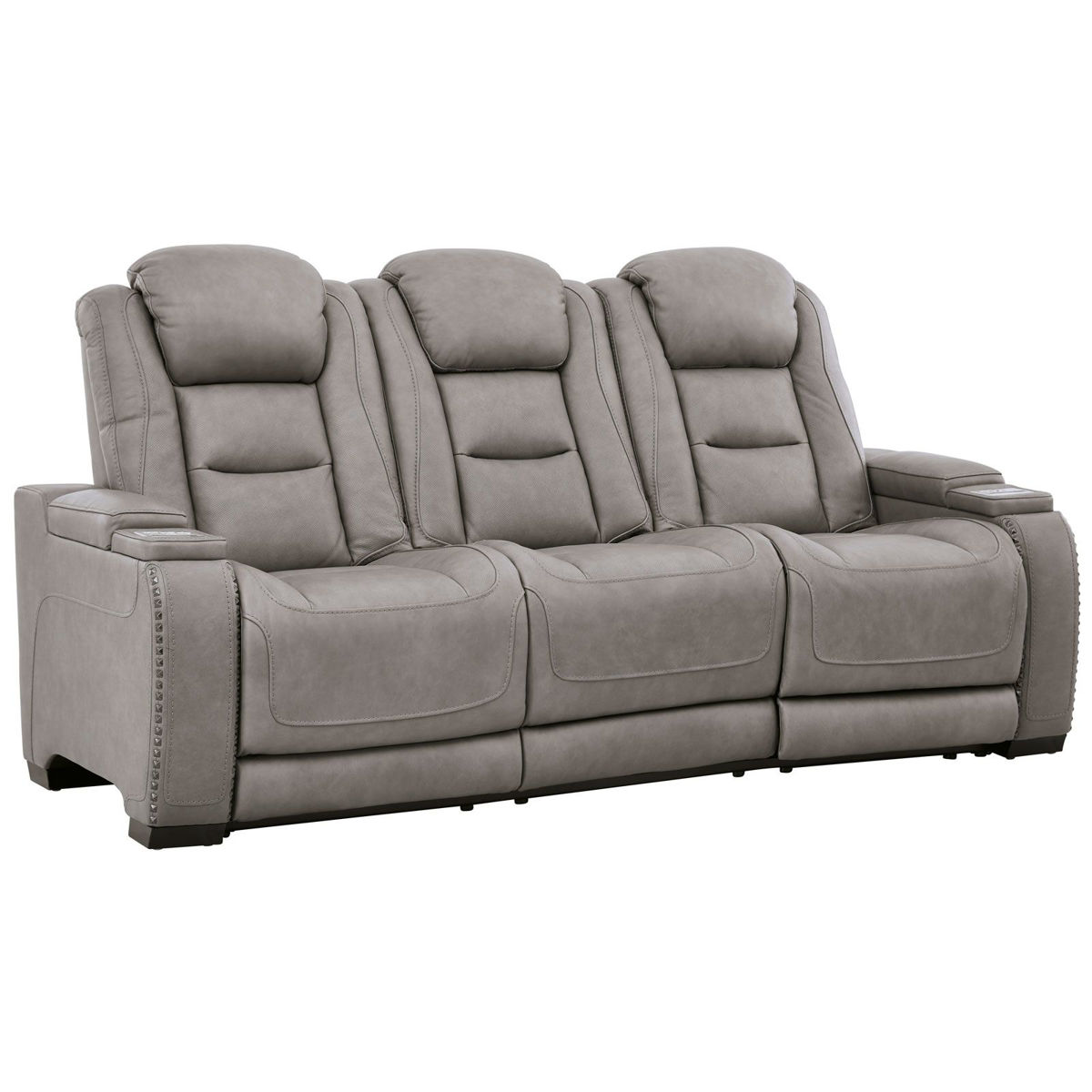 Picture of Gray Power Recliner Sofa