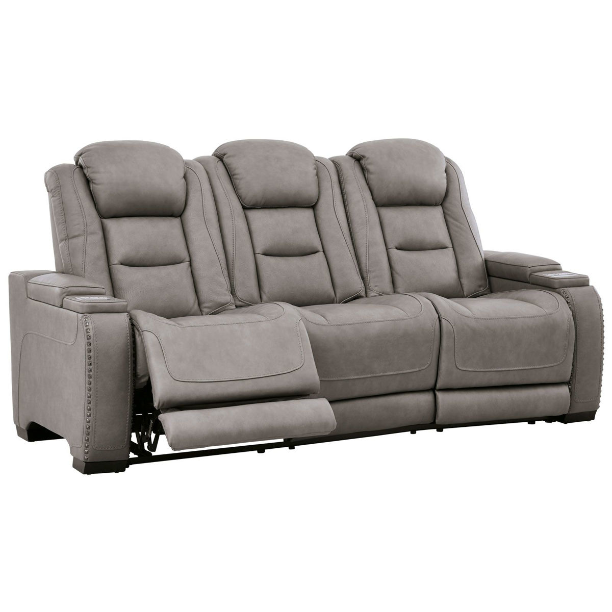 Picture of Gray Power Recliner Sofa