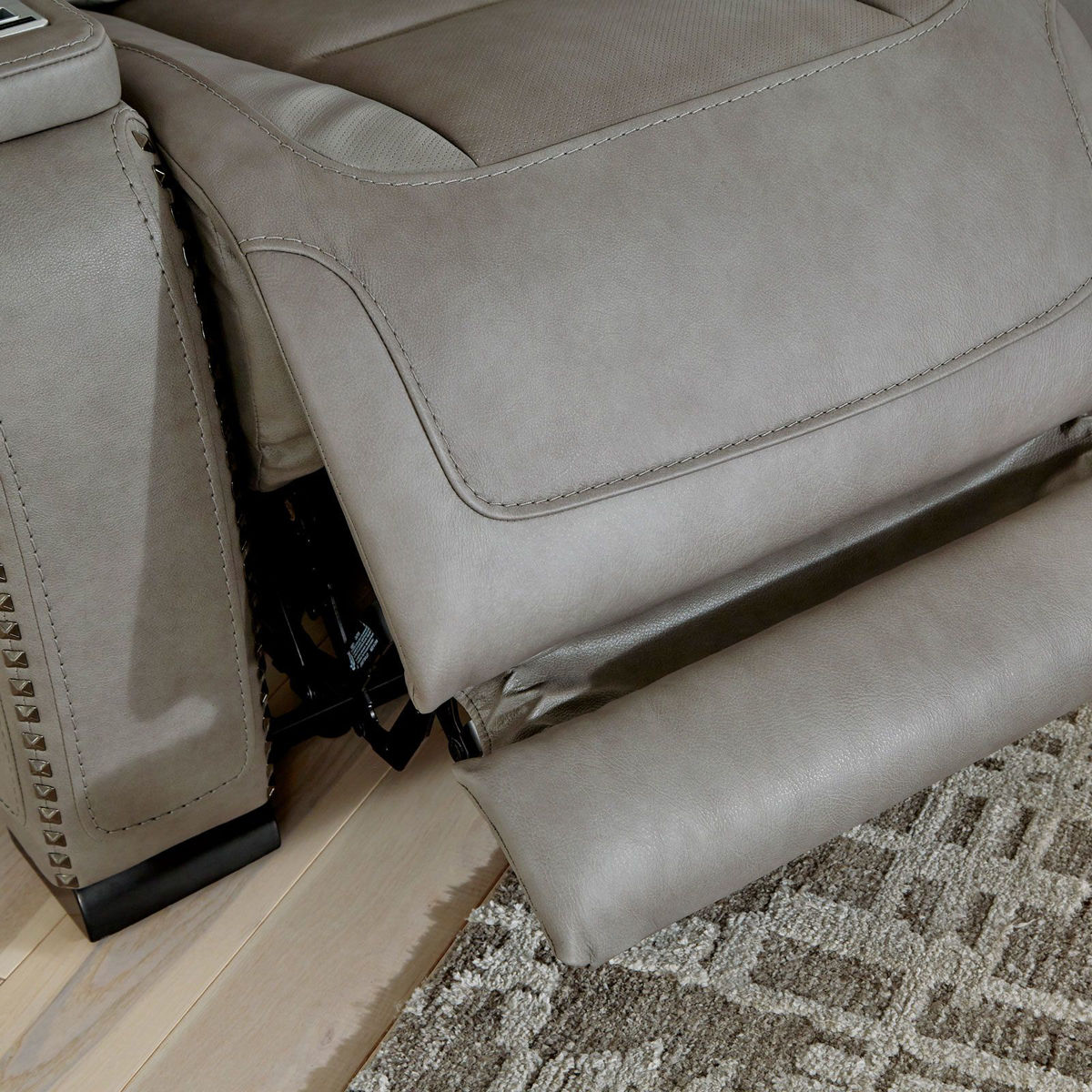 Picture of Gray Power Recliner Sofa