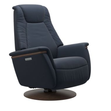 Max Large Blue Power Reclining Chair