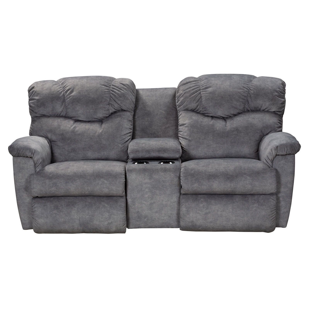 Picture of Lancer Charcoal Power Console Loveseat