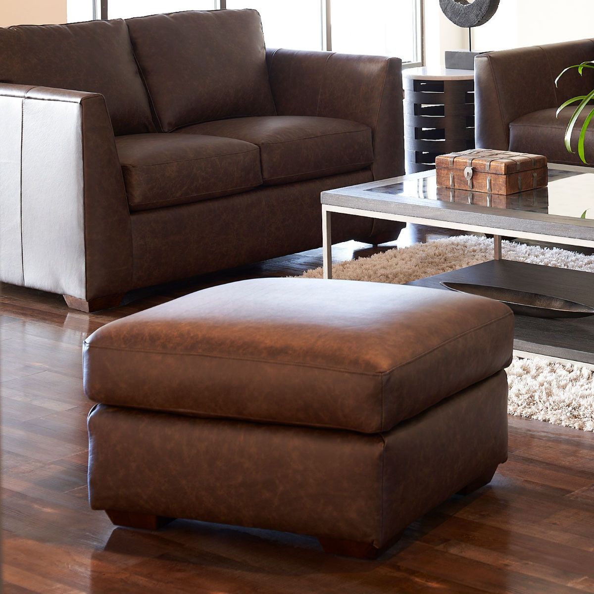 Picture of Trapani Leather Ottoman