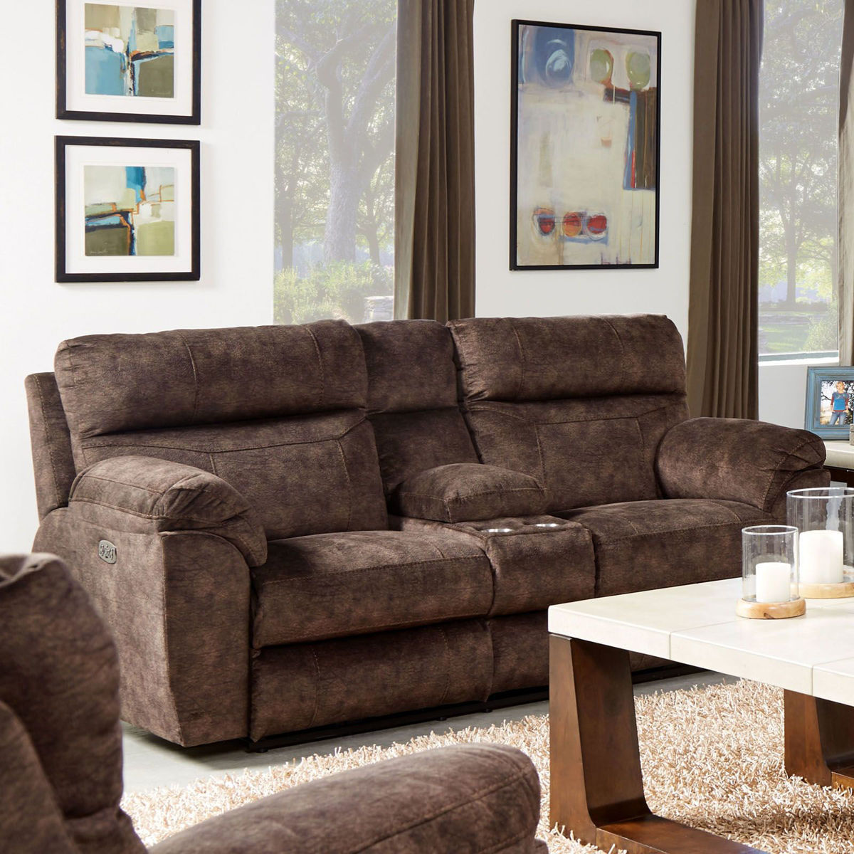 Picture of Sedona Mocha Power Reclining Loveseat