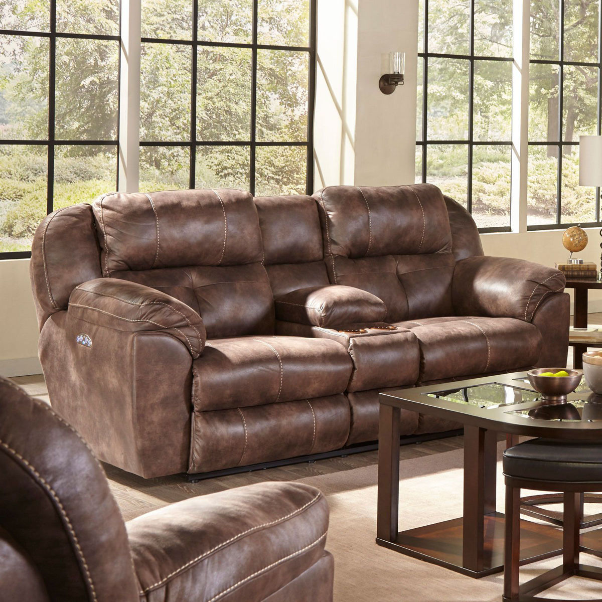 Picture of Ferrington Power Recliner Loveseat with Lumbar