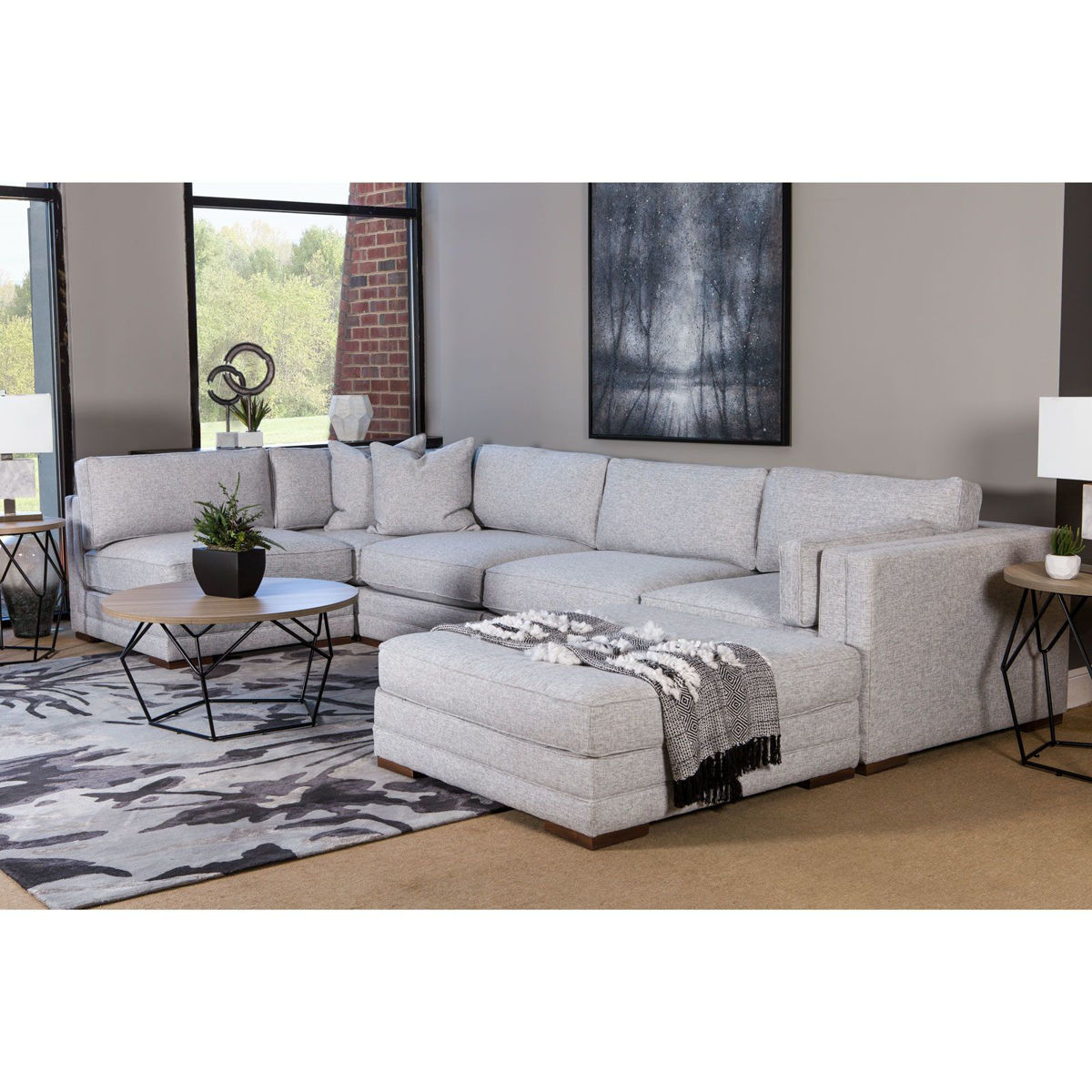 Picture of Rumi 6-Piece Reverse Modular Sectional