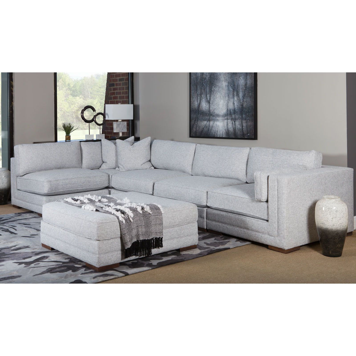Picture of Rumi 6-Piece Reverse Modular Sectional