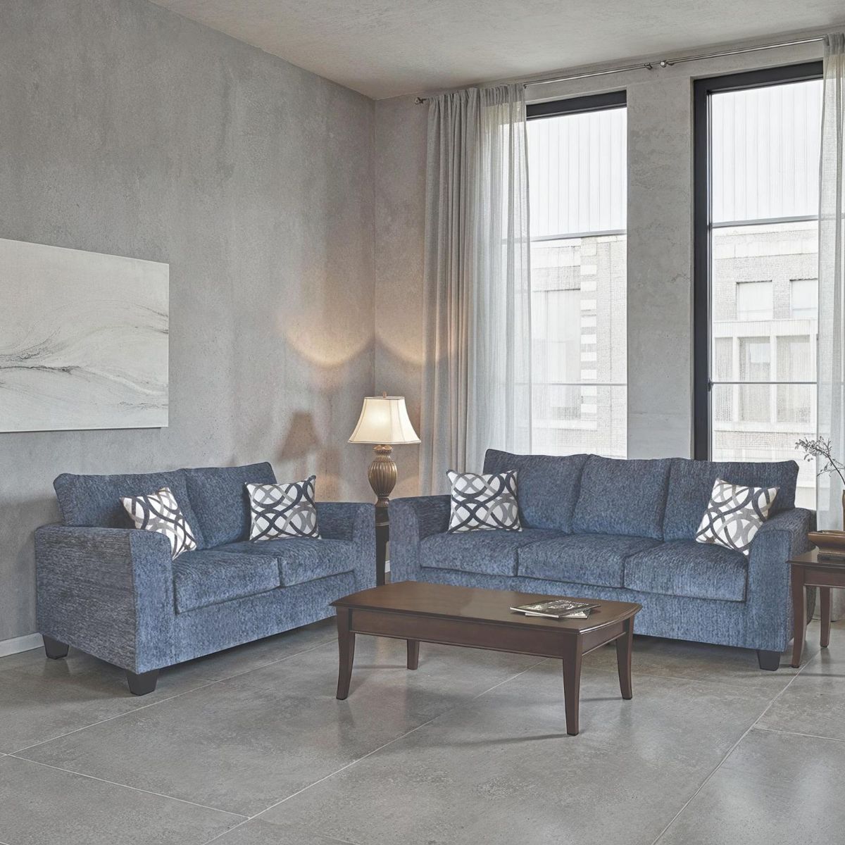 Picture of Carson Blue Sofa