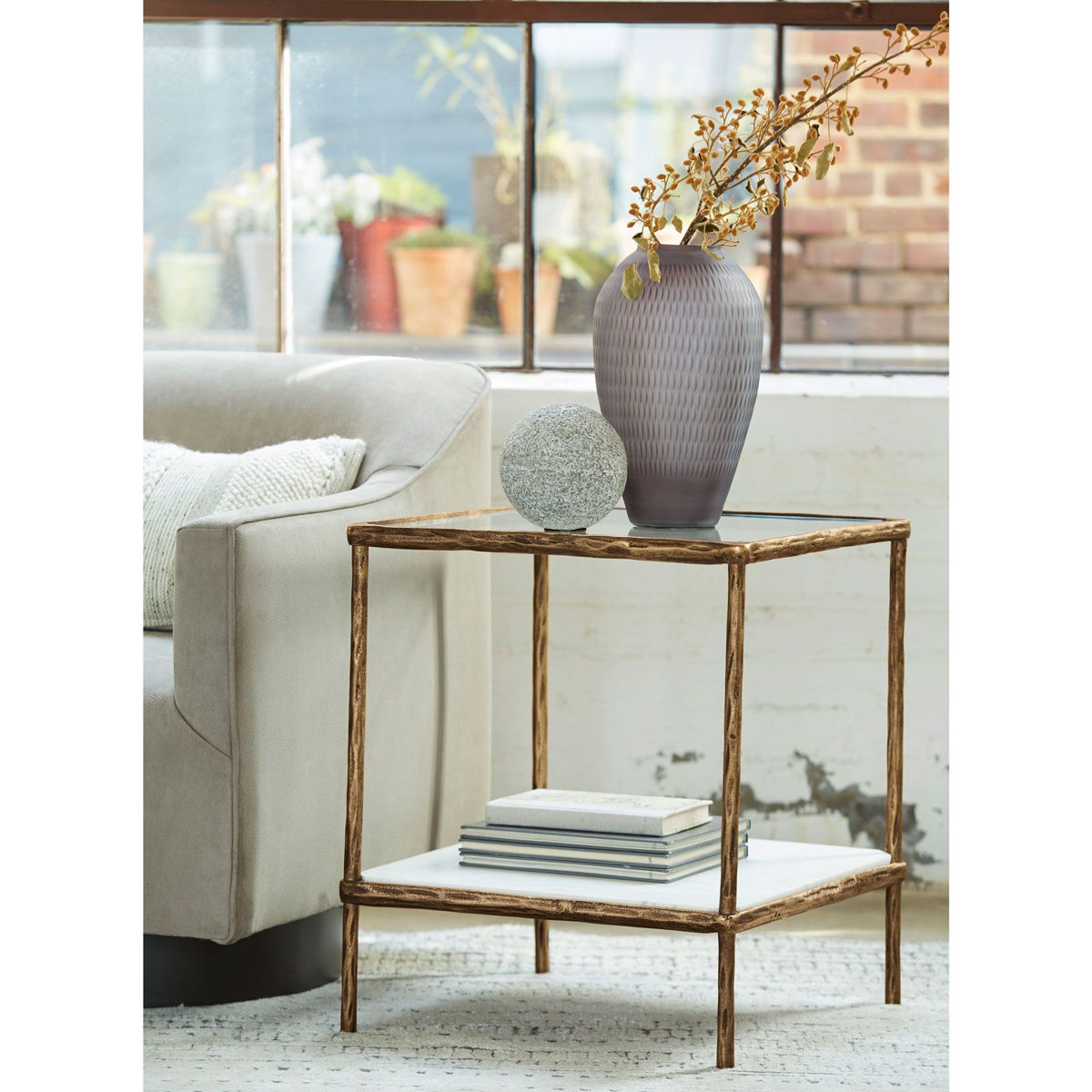 Picture of Ryandale Brass Accent Table