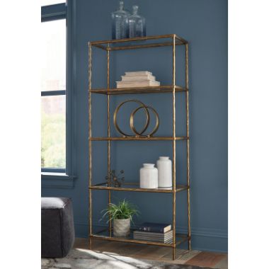 Ryandale Brass Bookcase