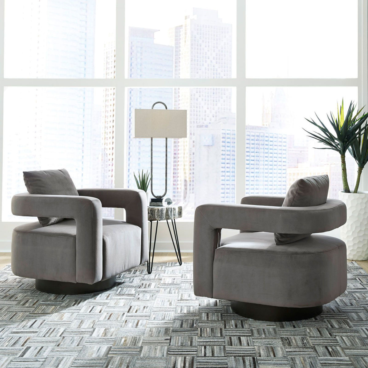 Picture of Alcoma Swivel Accent Chair