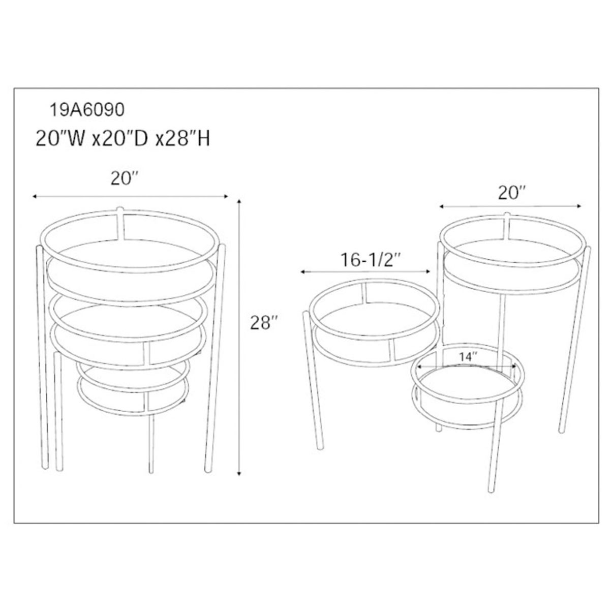 Picture of Denman Tiered Plant Stand