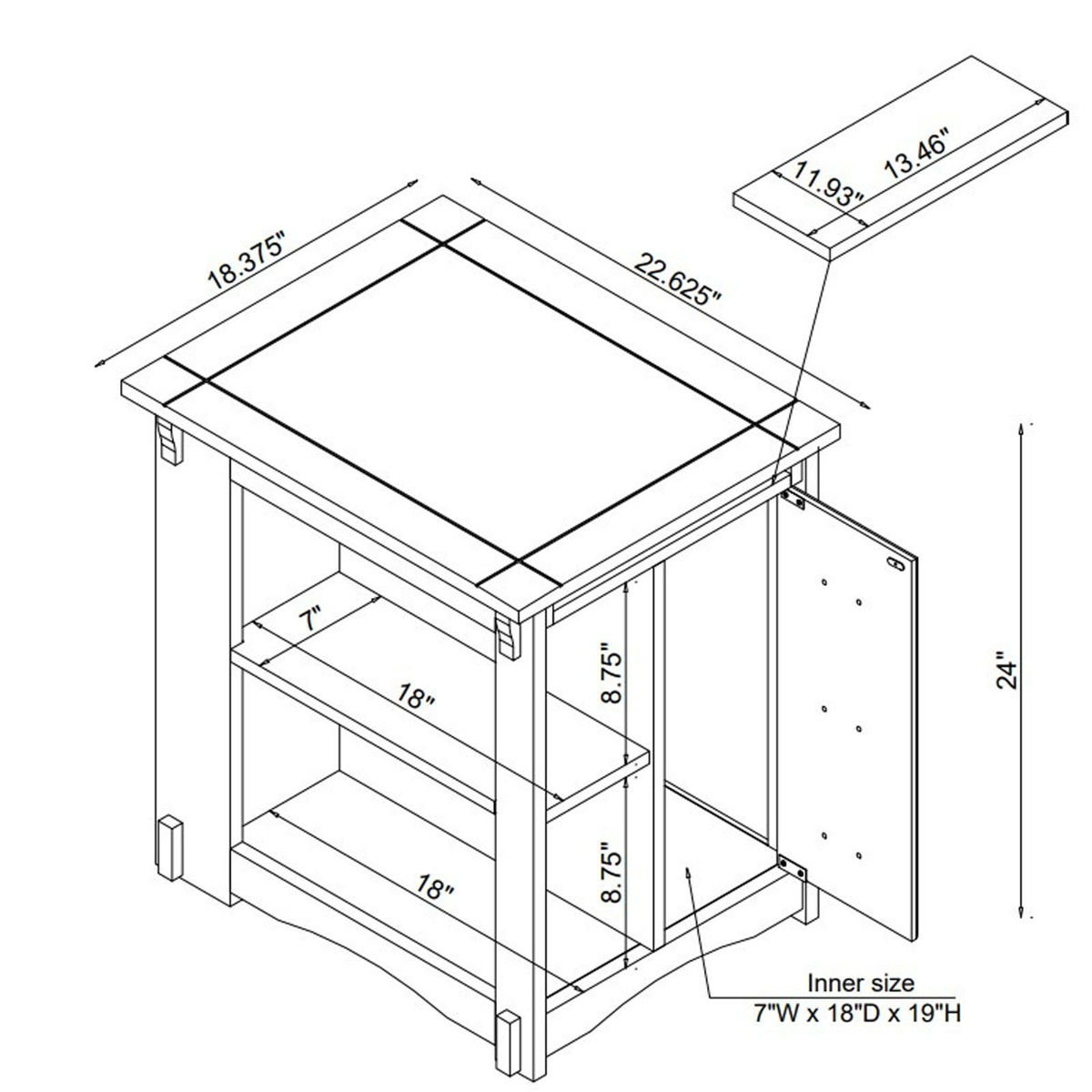 Picture of Mission Side Table