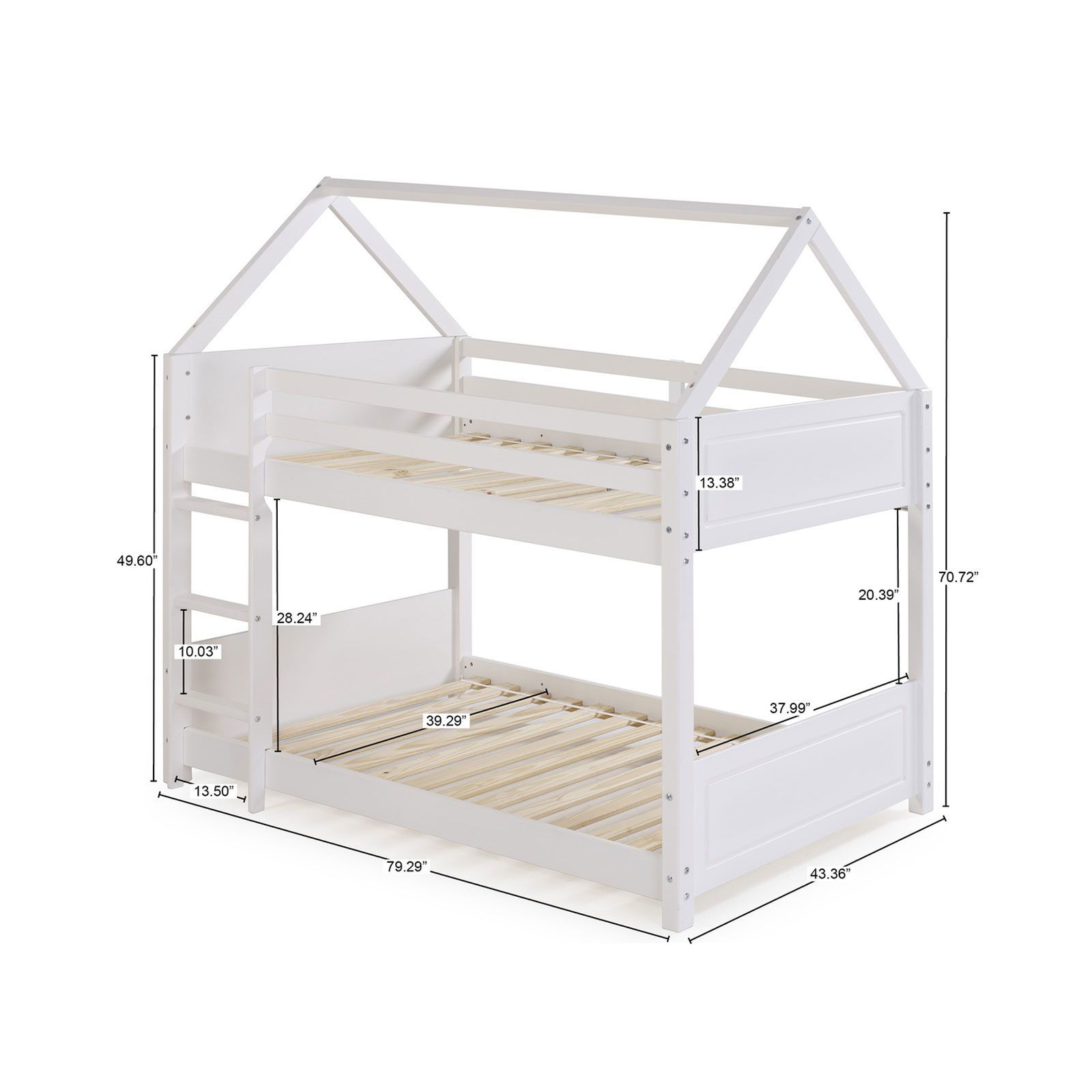 Georgie White House Bunk Bed