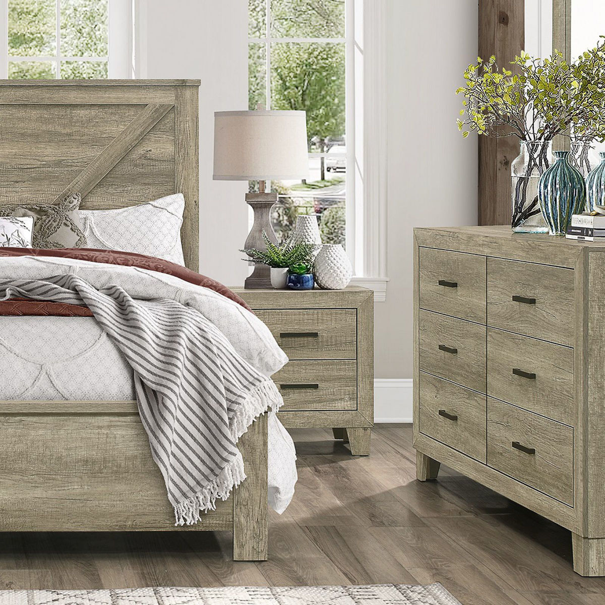 Picture of Barnwood Style Nightstand