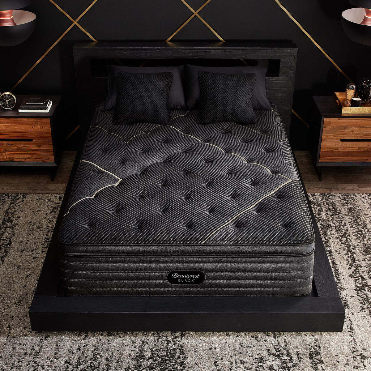Picture of Full K-Class Firm Pillow Top Mattress Set