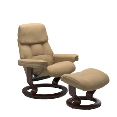 Ruby Large Chair and Ottoman