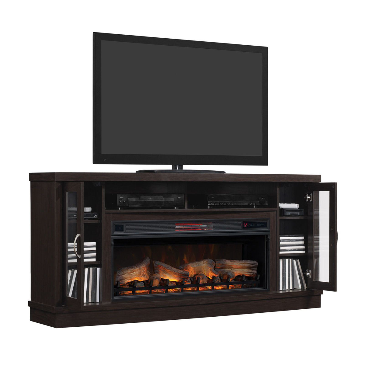 Picture of Hutchinson TV Stand & Fireplace Insert