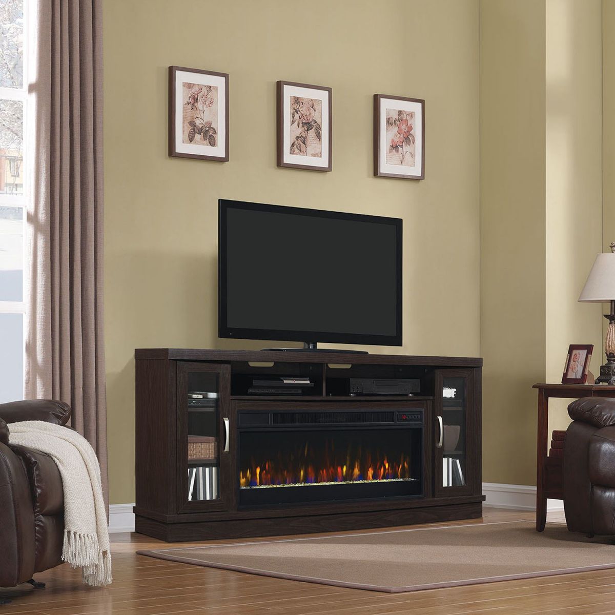 Picture of Hutchinson TV Stand & Fireplace Insert