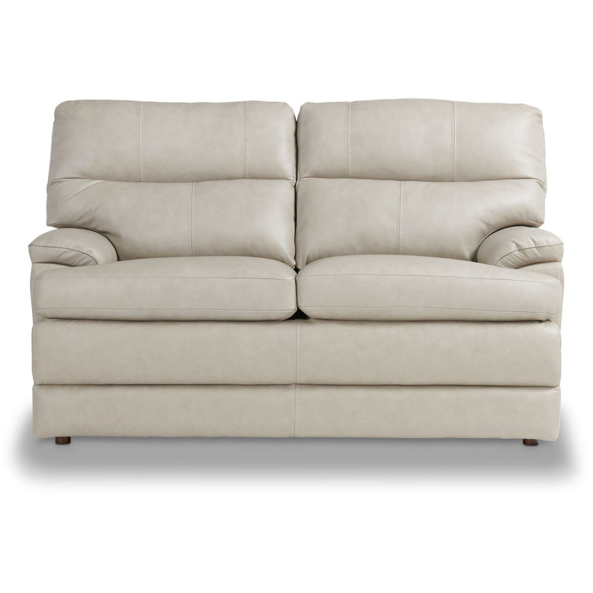 Picture of Miles Pebble Leather Loveseat