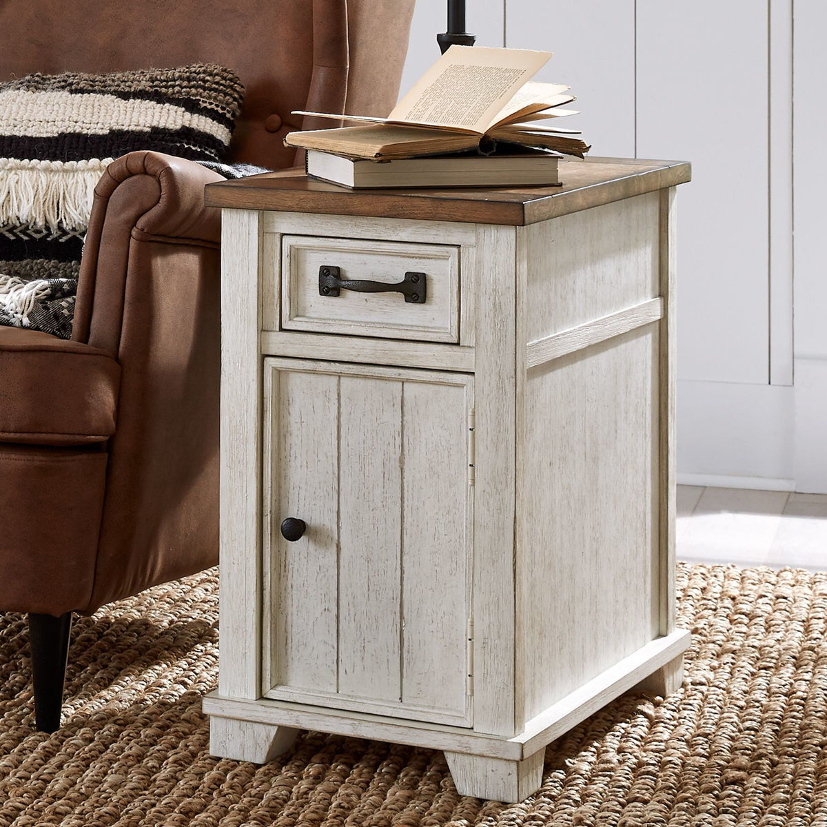 Picture of Madison Rustic Chairside Cabinet